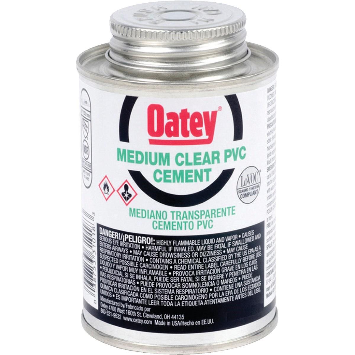 OATEY Oatey 31017 4 Oz. Medium Bodied Clear PVC Cement