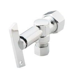 OATEY Oatey 4795PCLK 1/2 inches Sweat Inlet x 3/8 inchesOD Loose Key Angle Water Stop Valve