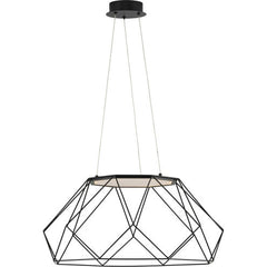 PROGRESS LIGHTING Progress Lighting P500320-031-30 Geodesic LED Pendant 38W 27.1 inch