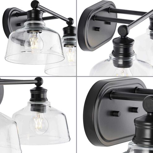 PROGRESS LIGHTING Progress Lighting P300396-31M Singleton 2 Light 17 inch Bath Vanity Wall Light