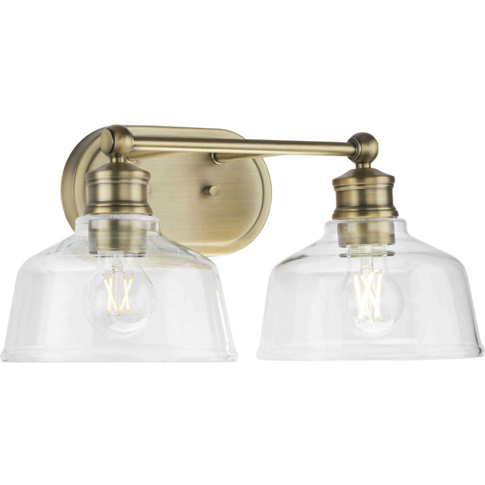 PROGRESS LIGHTING Progress Lighting P300396-163 Singleton Collection 2-light vanity light 17 inch