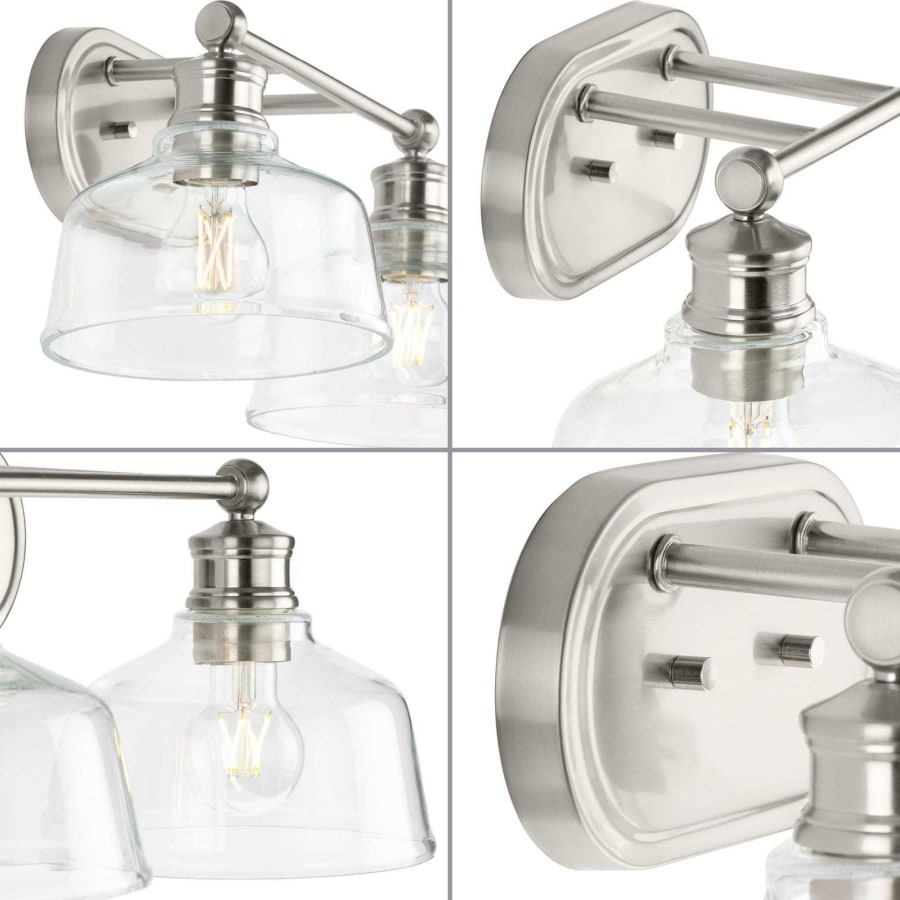 PROGRESS LIGHTING Progress Lighting P300396-163 Singleton Collection 2-light vanity light 17 inch