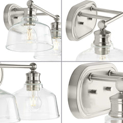 PROGRESS LIGHTING Progress Lighting P300396-163 Singleton Collection 2-light vanity light 17 inch