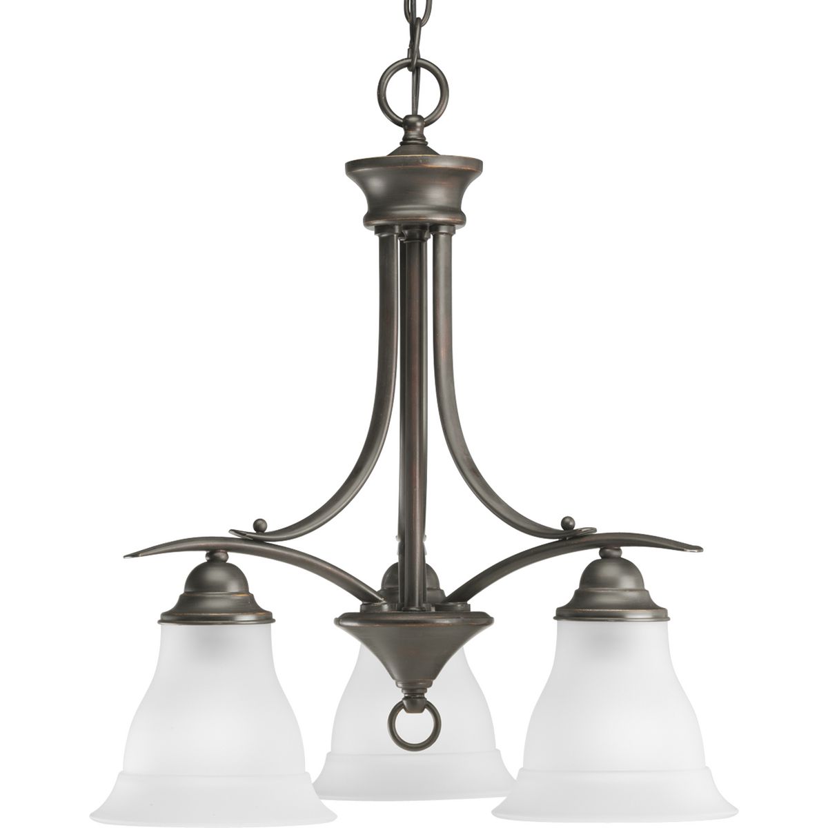 PROGRESS LIGHTING Progress Lighting P4324-20 Trinity 20 in. 100W 3-Light Medium E-26 Chandelier