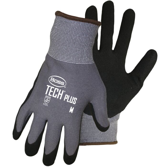PIP BOSS Pip Boss Tech 1UH7830L Gray Large General Purpose Gloves