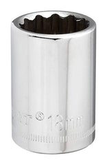 APEX Apex CDS78N 1/2 inches Drive 12 Point Standard Metric Socket 18mm