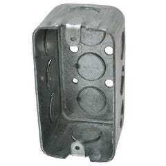 EATON Crouse Hinds TP604 Steel 1-Gang Utility Box 4-Inch x 2-1/8-Inch x 2-1/8-Inch
