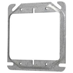 EATON Crouse Hinds TP500 Steel 2-Gang Raised Mud Ring 4-Inch x 4-Inch x 3/4-Inch 9-Cubic-Inch