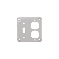 DIVERSITECH Diversitech PI368 Box Cover 4 inches x 4 inches Raised 1/2 inches Toggle Duplex Recep 1900 Steel