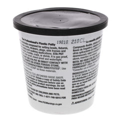 HERCULES Hercules 25103 3 lb, Pail, Solid, Off-White, Sta Put Plumber Putty