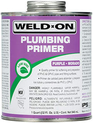 IPS CORPORATION Ips Corporation 14025 Weld-On Low VOC Pipe Primer with Applicator Cap 1 qt Can