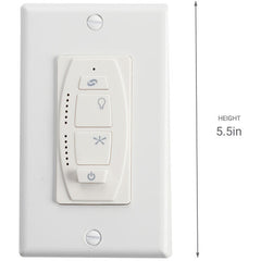 KICHLER Kichler 370036WHTR a 6 speed dc wall control transmitter