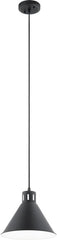 KICHLER Kichler 52176BK Zailey 9.5 inches 1 Light Pendant 100W