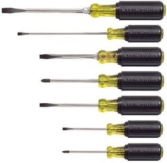 KLEIN TOOLS Klein Tools 85076 7PC Screwdriver Set, Slotted and Phillips, 7-Piece
