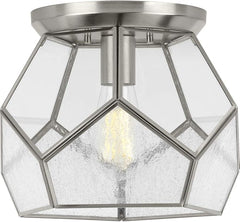 PROGRESS LIGHTING Progress Lighting P3868-09 Cinq Collection One-Light 12 inches Flush Mount