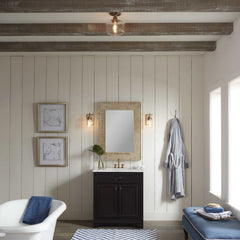 PROGRESS LIGHTING Progress Lighting P350214-009 Aiken Collection 1-Light Farmhouse Flush Mount Light