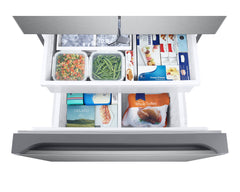 SAMSUNG Samsung RF25C5151SR 33 inches 3-Door French Door Refrigerator with Dual Auto Ice Maker