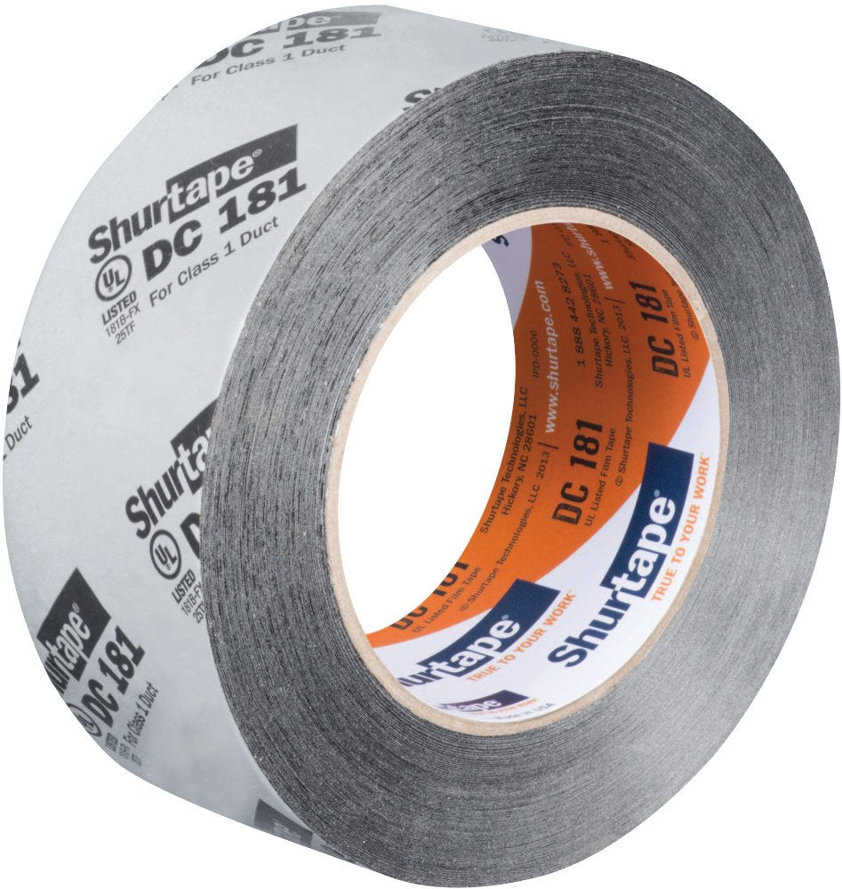 SHURTAPE Shurtape 164686 DC 181 HVAC Grade Printed Film Tape 110 m L x 48 mm W