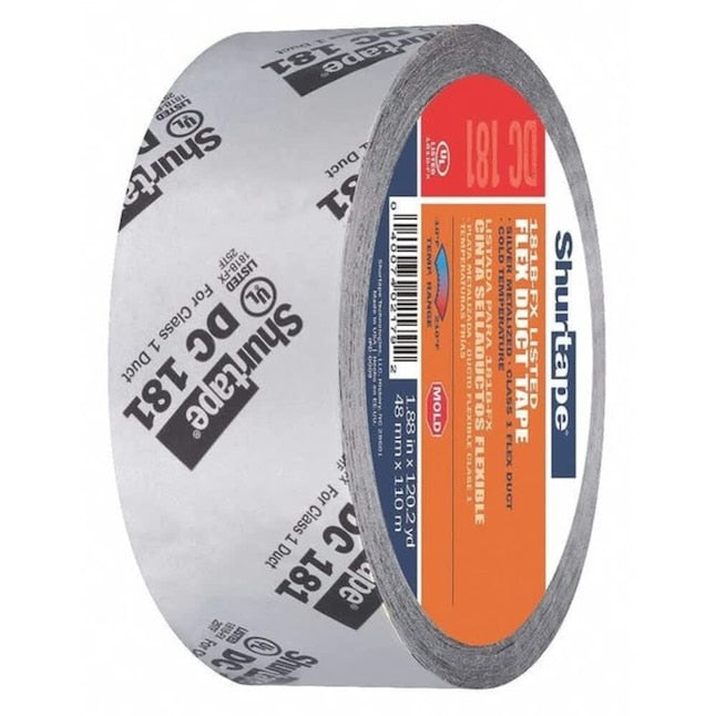 SHURTAPE Shurtape 164686 DC 181 HVAC Grade Printed Film Tape 110 m L x 48 mm W