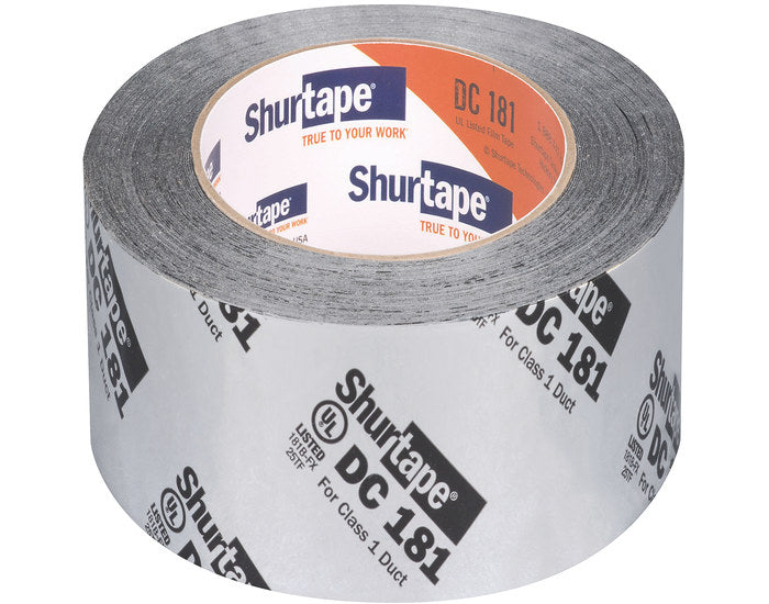 SHURTAPE Shurtape 164686 DC 181 HVAC Grade Printed Film Tape 110 m L x 48 mm W