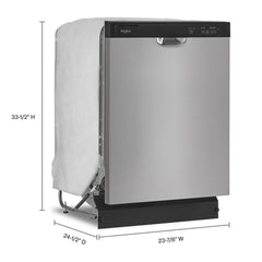 WHIRLPOOL Whirlpool WDF332PAMS Quiet Dishwasher with Heat Dry 59 dBA