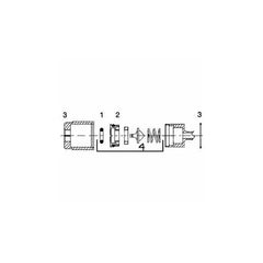 YELLOW JACKET Yellow Jacket 19038 Charging Hose Plug and Gasket