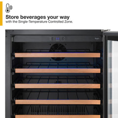 WHIRLPOOL Whirlpool WUW35X24DS 24 in. 51 Bottles Wine Cooler