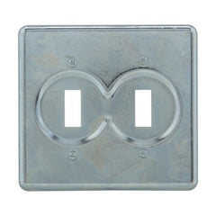 EATON Crouse Hinds S322 series S series snap switch cover 2-gang