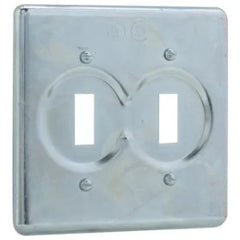 EATON Crouse Hinds S322 series S series snap switch cover 2-gang