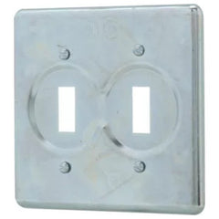 EATON Crouse Hinds S322 series S series snap switch cover 2-gang