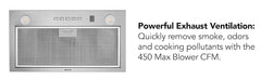 Broan-NuTone Broan-Nutone PM400SSV Range Hood Power Pack Insert 450 CFM 21-Inch