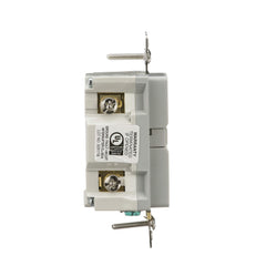 EATON Eaton TWRSGF20GY GFCI Self-Test 20A 125V Tamper & Weather Resistant Duplex Receptacle with Standard Size Wallplate