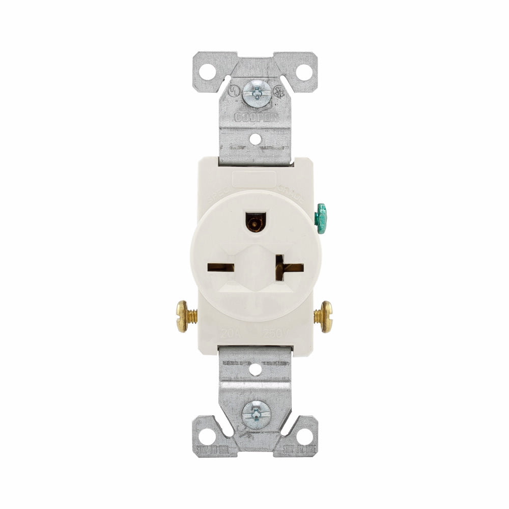 EATON Eaton 1876LA Single Grounding Receptacle 250V