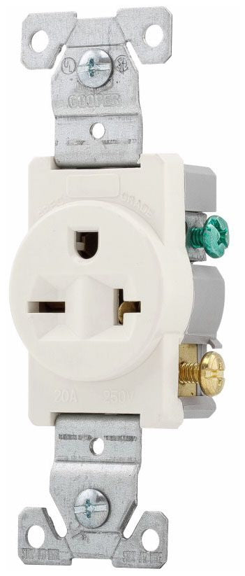 EATON Eaton 1876LA Single Grounding Receptacle 250V