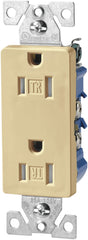 EATON Eaton TR1107V-BOX Tamper Resistant Decorator Duplex Receptacle 15A