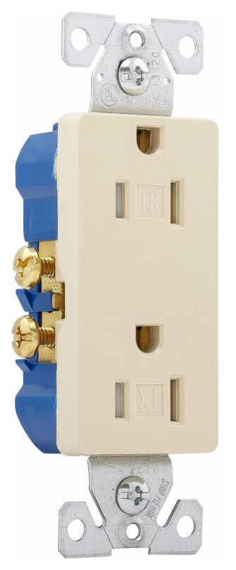 EATON Eaton TR1107V-BOX Tamper Resistant Decorator Duplex Receptacle 15A