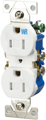 EATON Eaton TWR270W Wiring 15-Amp 2-Pole 3-Wire 125-Volt Tamper and Weather Resistant Duplex Receptacle
