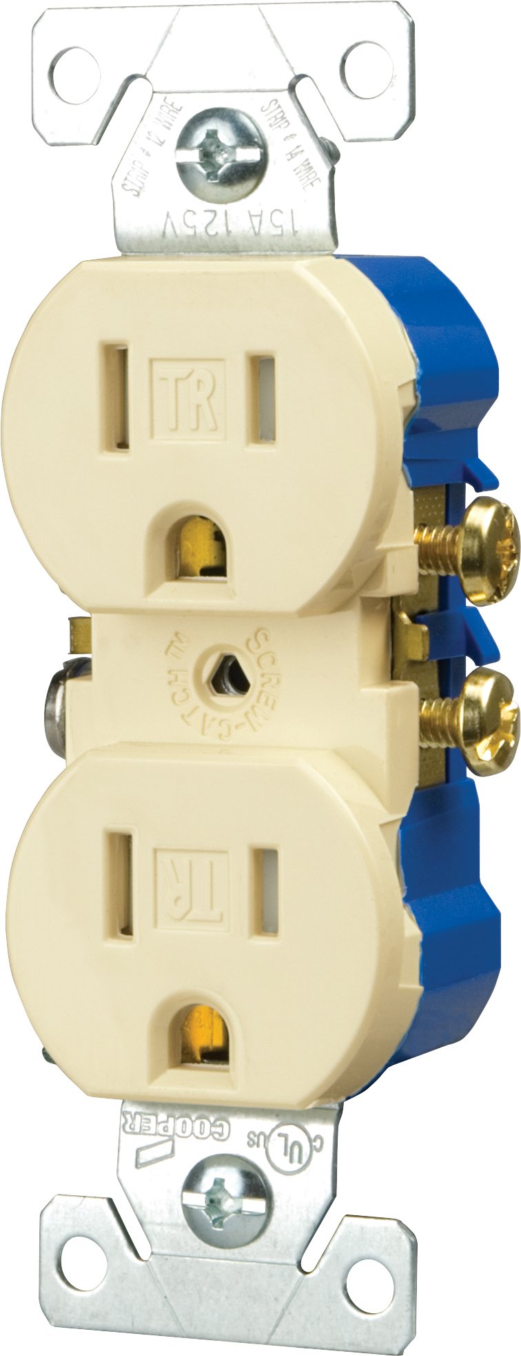 EATON Eaton TR270LA Tamper Resistant Duplex Receptacle 15-Amp 125-Volt NEMA 5-15