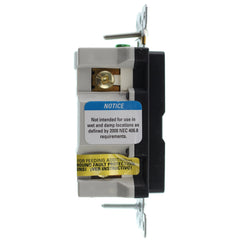 EATON Eaton TRSGF15BK Arrow Hart Duplex Tamper-Resistant GFCI Receptacle 15A
