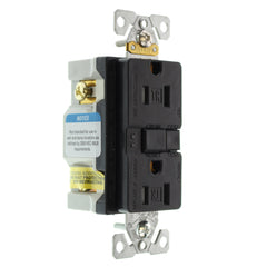 EATON Eaton TRSGF15BK Arrow Hart Duplex Tamper-Resistant GFCI Receptacle 15A