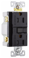 EATON Eaton TRSGF15BK Arrow Hart Duplex Tamper-Resistant GFCI Receptacle 15A