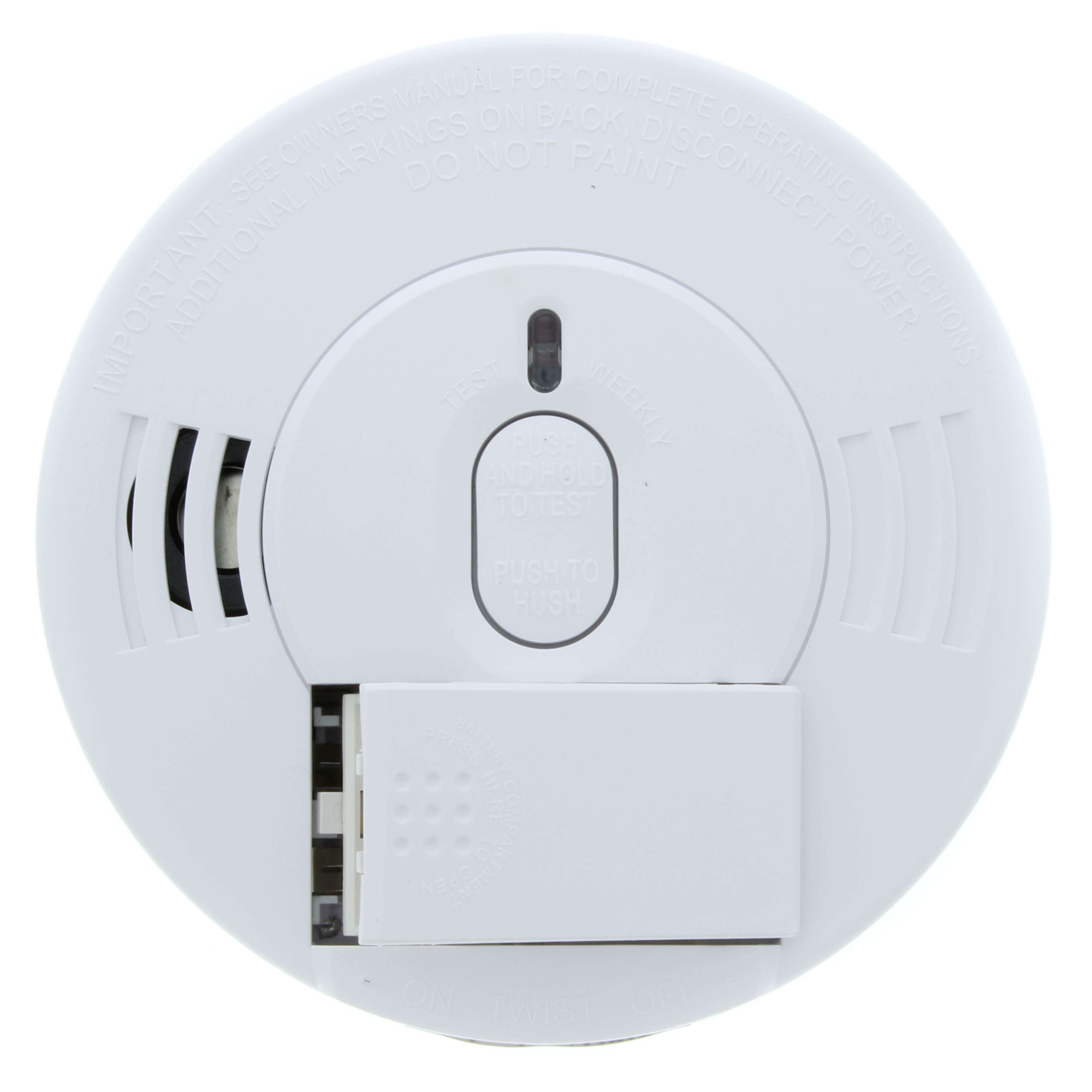 KIDDE Kidde 21006376 Smoke Detector Alarm, Tamper-Resistant, Ionization Sensor, 120 VAC, 9 VDC Battery Backup, 10 foot Detection