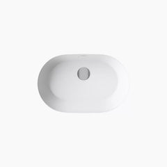 KOHLER Kohler 21057-0 Brazn Oval Undermount Bathroom Sink 24-1/4 inch