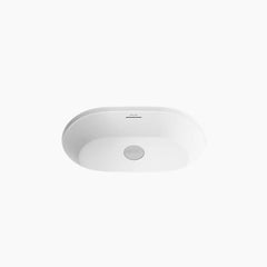 KOHLER Kohler 21057-0 Brazn Oval Undermount Bathroom Sink 24-1/4 inch
