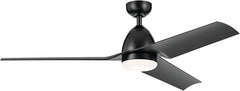 KICHLER Kichler 310254SBK Fit Ceiling Fan 54 Inch