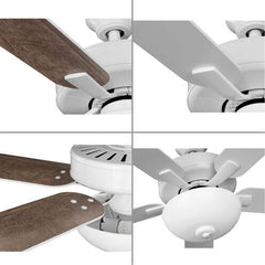 PROGRESS LIGHTING Progress Lighting P250082-030-WB AirPro Builder 52 inch Ceiling Fan