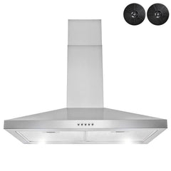 Zephyr Zephyr ZAN-E30DS Anzio 30 in. LED Wall Hood 600 CFM