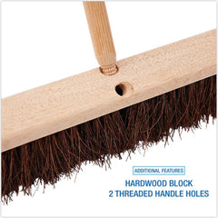 BOARDWALK Boardwalk BWK20124 Floor Brush Head 3 1/4 inches Natural Palmyra Fiber 24 inches BWK20124