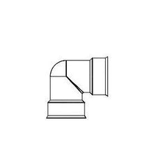 ADS Ads 1299wt Dual Wall - Bends 12 inches 90 Degree