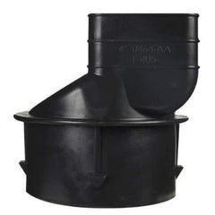ADS Ads 464 AA HDPE Downspout Adapter 4 in. x 3.25 in. x 2.5 in.